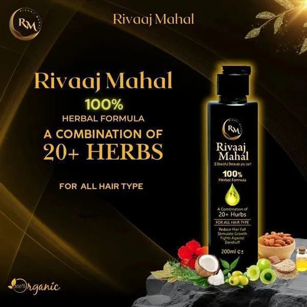 Brightening And Anti Aging Rivaj Mehal Hair Oil