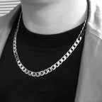 Cuban Stainless Chain Necklace For Boys