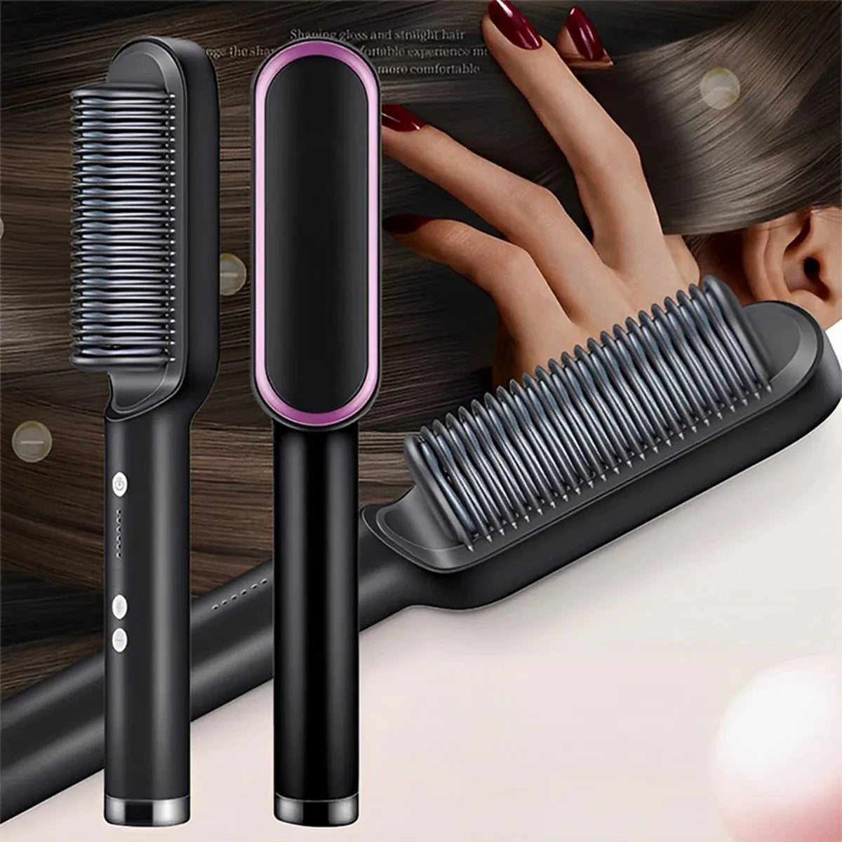 Professional Hair Straightener Brush